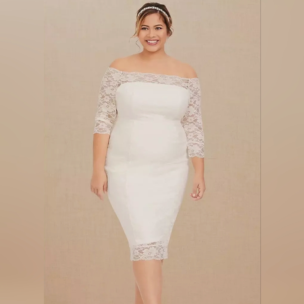 Bodycon White Dress Torrid